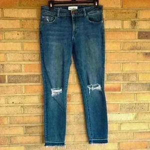 DL1961 Women’s premium denim dark wash Margaux ankle skinny jeans